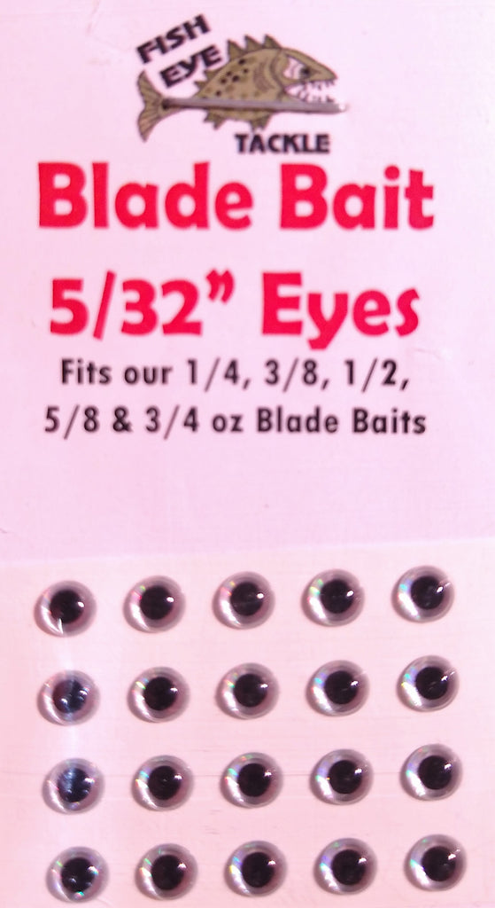 3-D Eyes 5/32 / 4mm 10 pair – Fish Eye Tackle