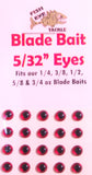 3-D Eyes 5/32" / 4mm 10 pair