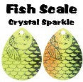 BLADES #4 Colorado Fish Scale Crystal 3pk