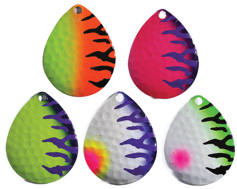 BLADES #5 Colorado Tiger Stripe 2 pack – Fish Eye Tackle