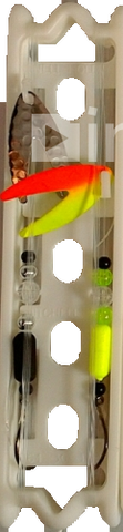 2 Pack Dakota #2 Rig 1 Float & hook w/ leader holder Fits Plano 3600 box