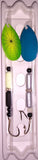2 pack Indiana #5 Pro Harness 2 floats & hook w/ holder Fits Plano 3600
