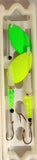 2 Pack Indiana #5 Pro Glow Harness 2 hook w/holder Fits Plano 3600