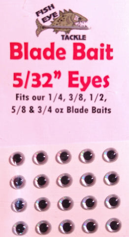 3-D Eyes 5/32" / 4mm 10 pair