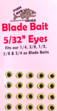 3-D Eyes 5/32" / 4mm 10 pair