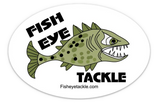 Fish Eye Tackle Decal 6"x4"
